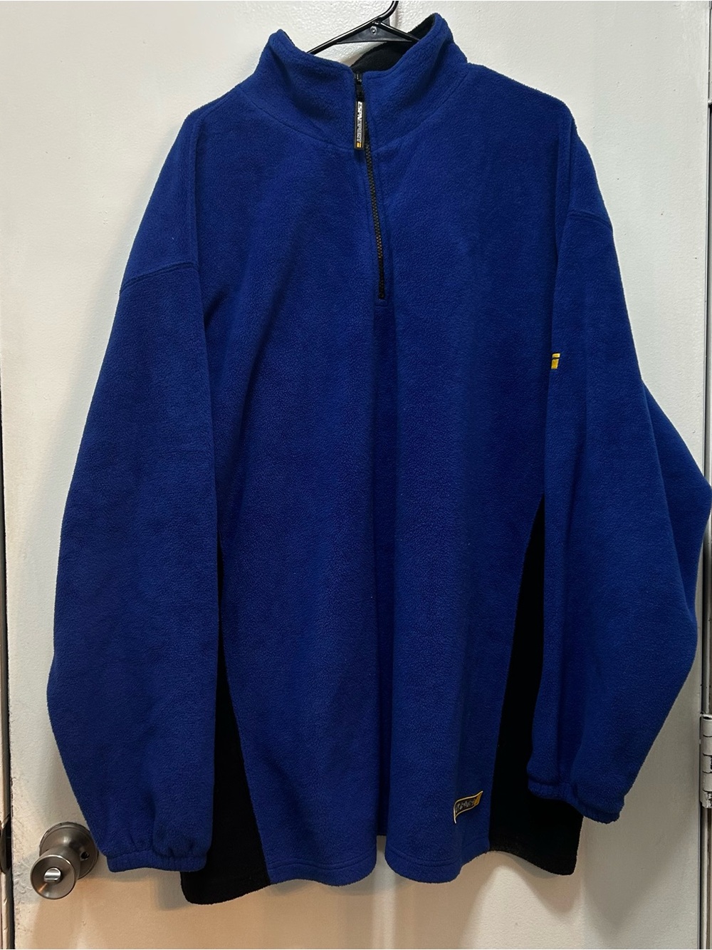 Men's Royal‎ Blue Quarter-Zip ESPN Fleece Pullover